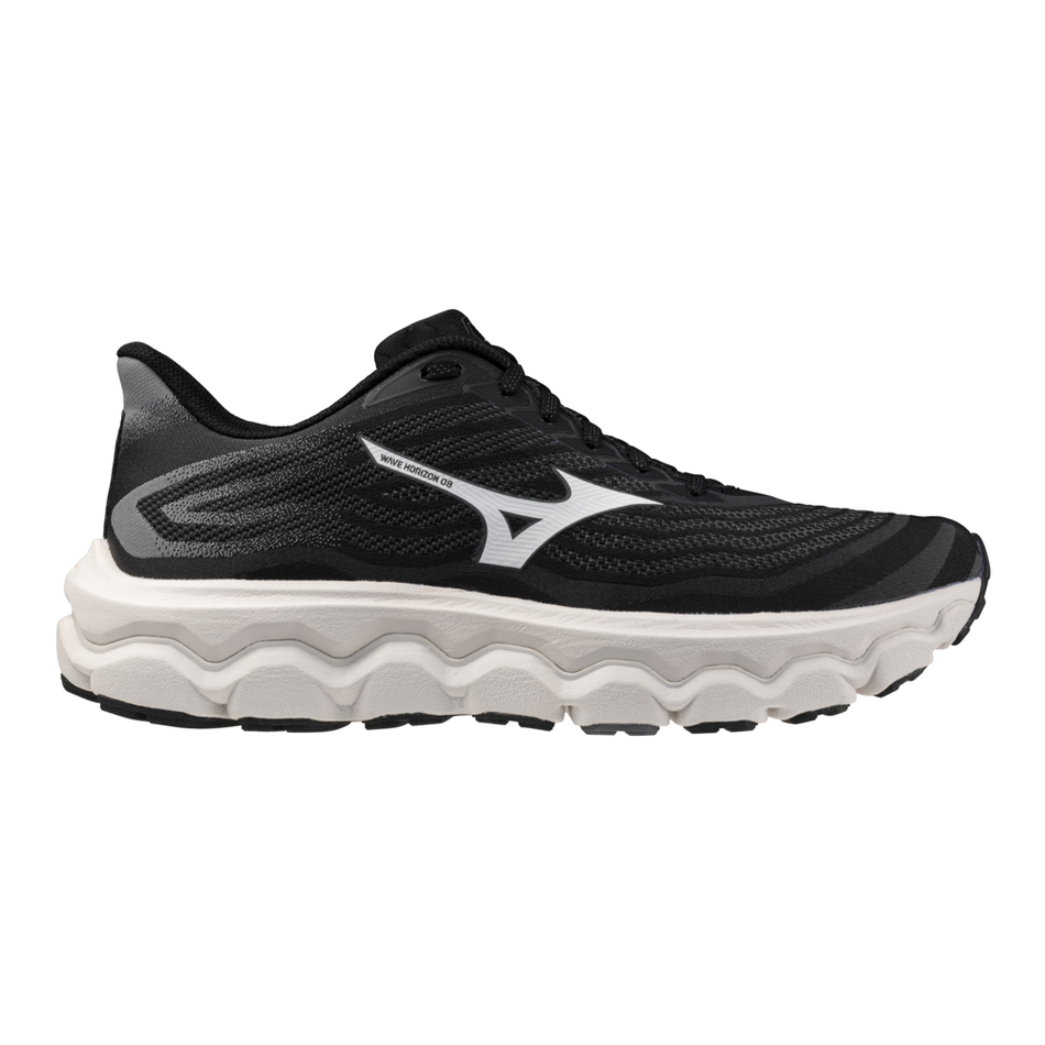 Mizuno WAVE HORIZON 8 Black/white/nimbus cloud