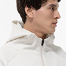 Mizuno JF SWEAT HOODIE FULL ZIP Off White
