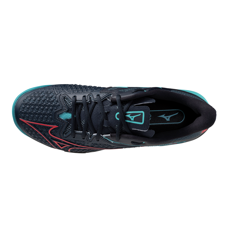 Mizuno WAVE EXCEED TOUR 6 PADEL Salute/Hibiscus/Enamel Blue