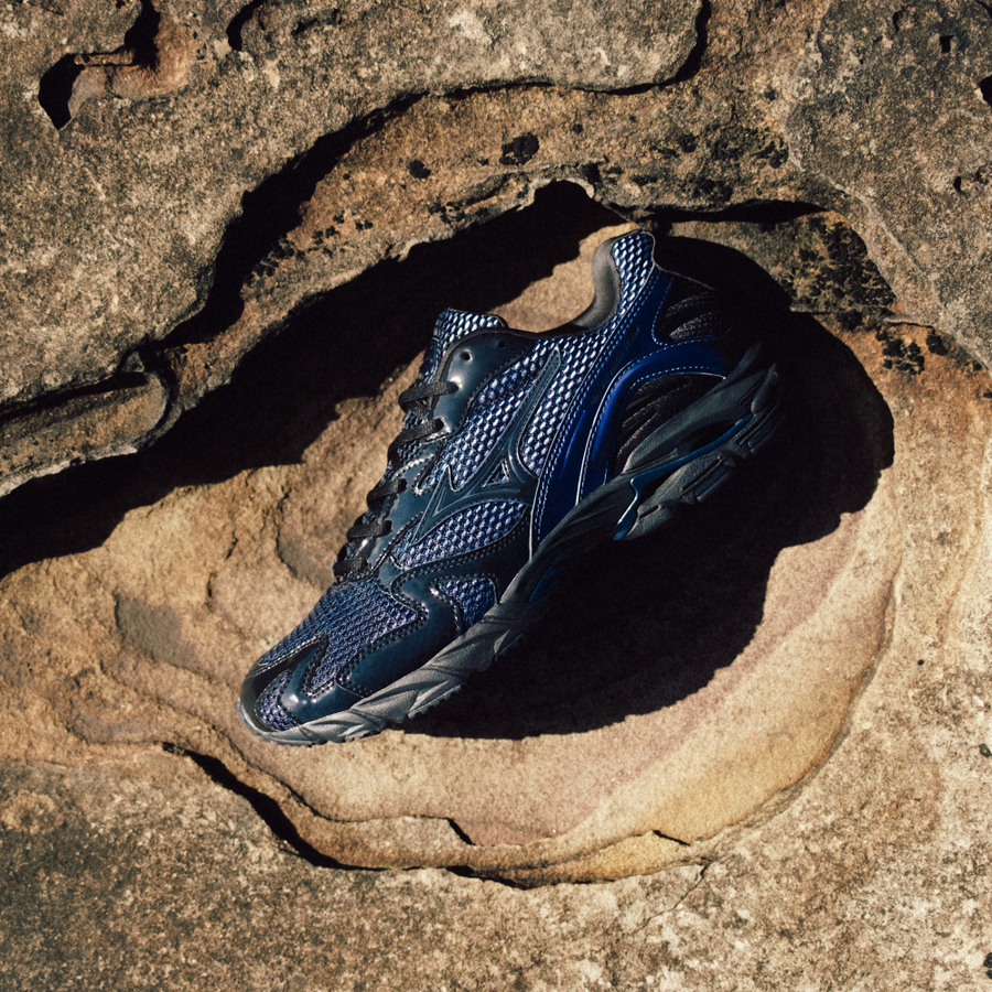 Mizuno WAVE RIDER 10 END Estate Blue/Black Beauty