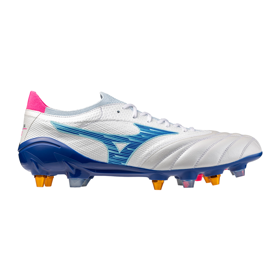Mizuno MORELIA NEO IV BETA ELITE MIX White/Tanager Turquoise/Pink Tetra