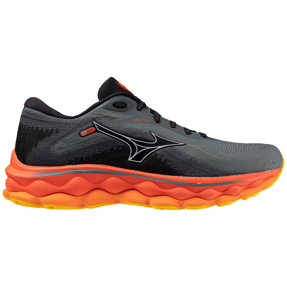 Mizuno WAVE SKY 7 Turbulence/Nickel/Hot Coral