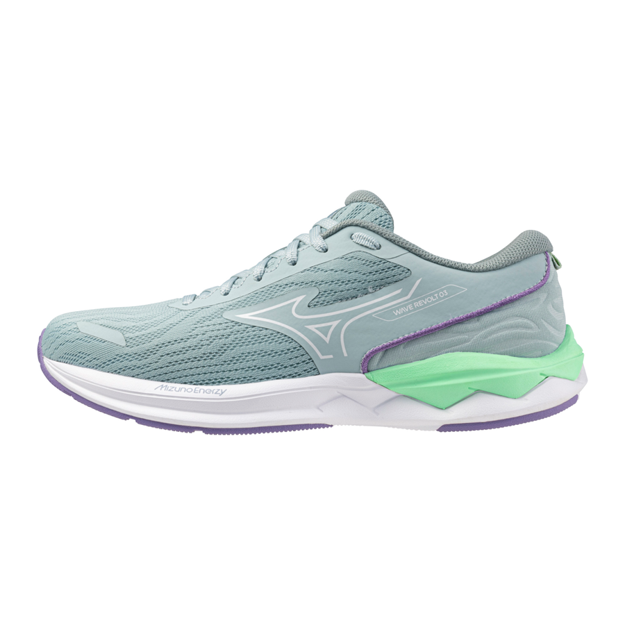 Mizuno WAVE REVOLT 3 Ether/White/Paisley Purple