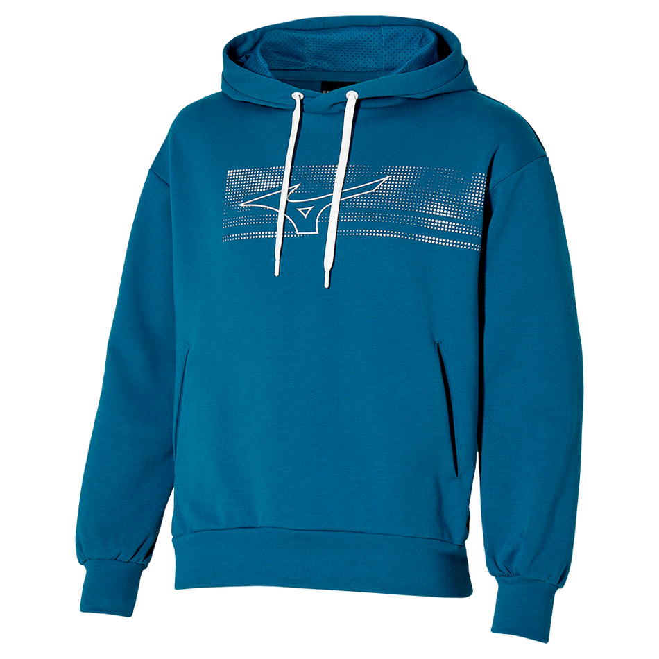 Mizuno Athletics Graphic Hoody Moroccan Blue
