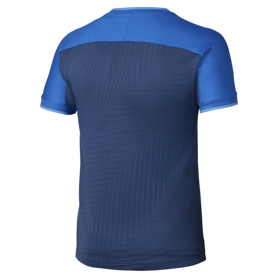Mizuno Graphic Short Sleeve Tee(M) Estate Blue