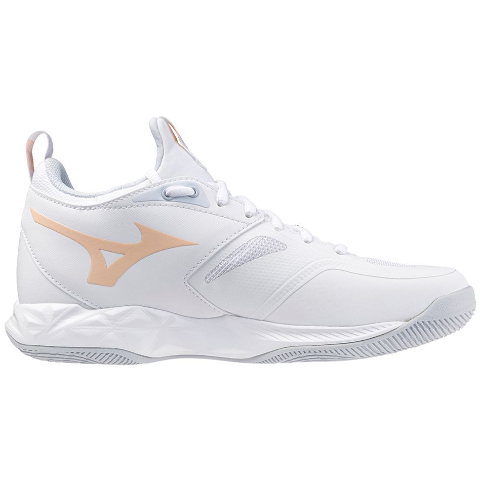 Mizuno WAVE DIMENSION White/PeachParfait/HalogenBlue