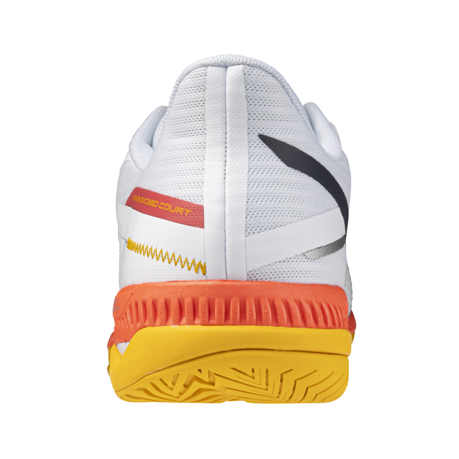 Mizuno WAVE EXCEED COURT AC White/Calypso Coral/Citrus