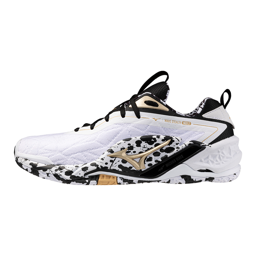 Mizuno WAVE STEALTH NEO 2 White/Black/GE Gold