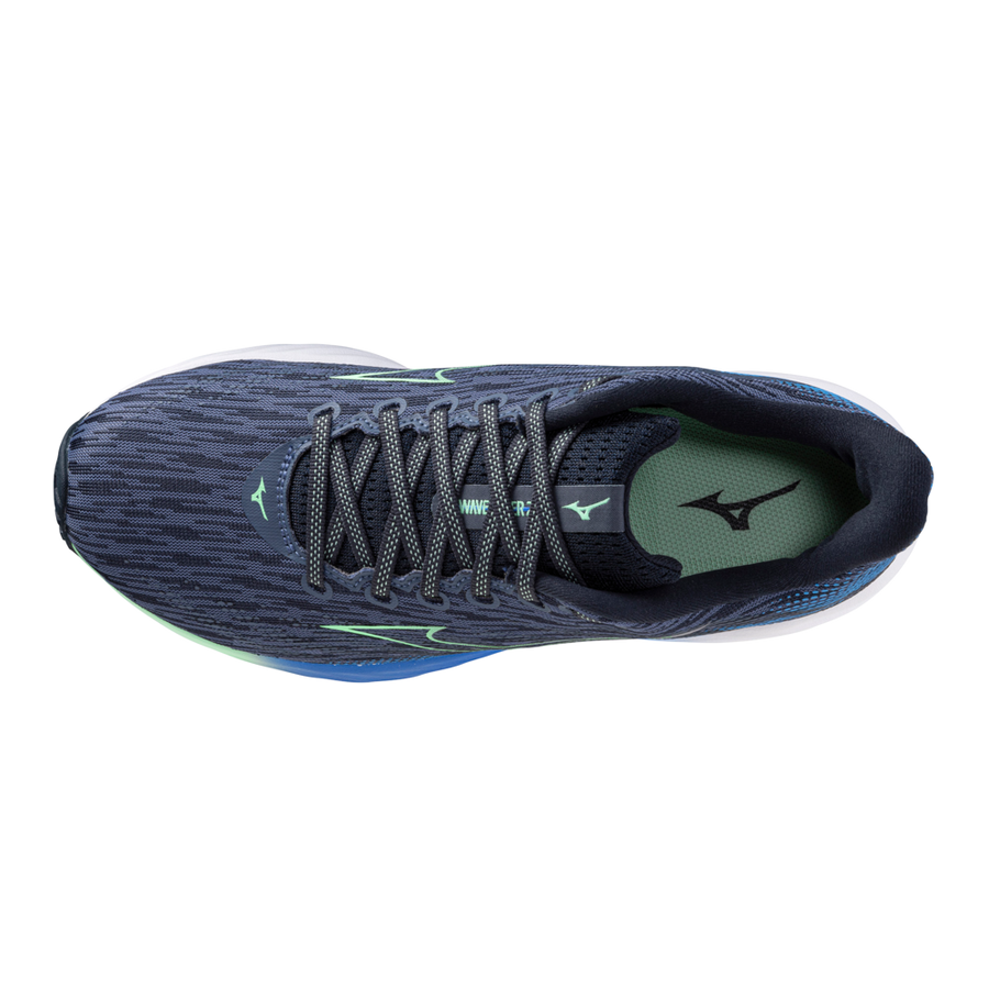 Mizuno WAVE RIDER 28 VintageIndigo/NeoMint/FrontBlu