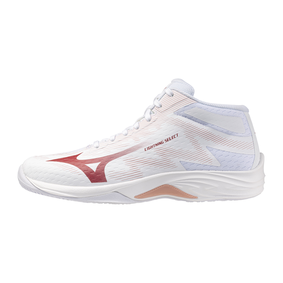 Mizuno LIGHTNING SELECT MID White/Rose Elegance/Lava Falls