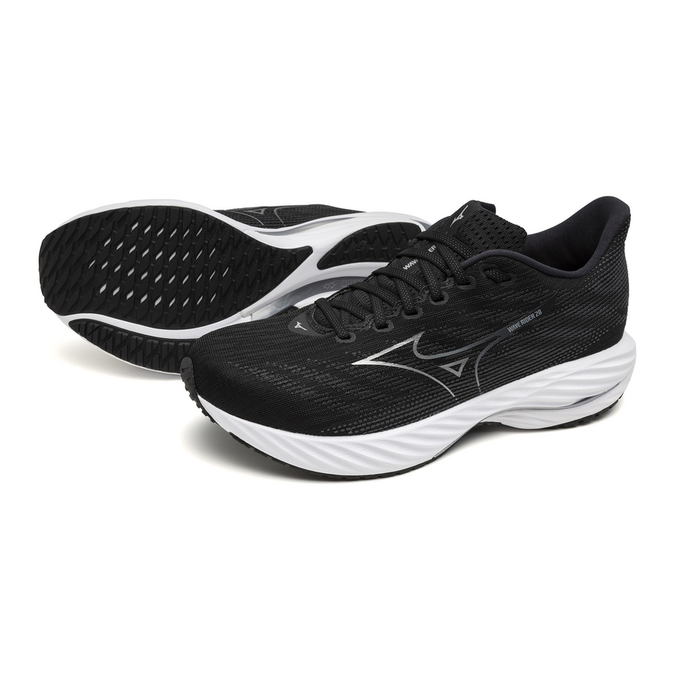 Mizuno WAVE RIDER 28 2E Black/silver/ebony