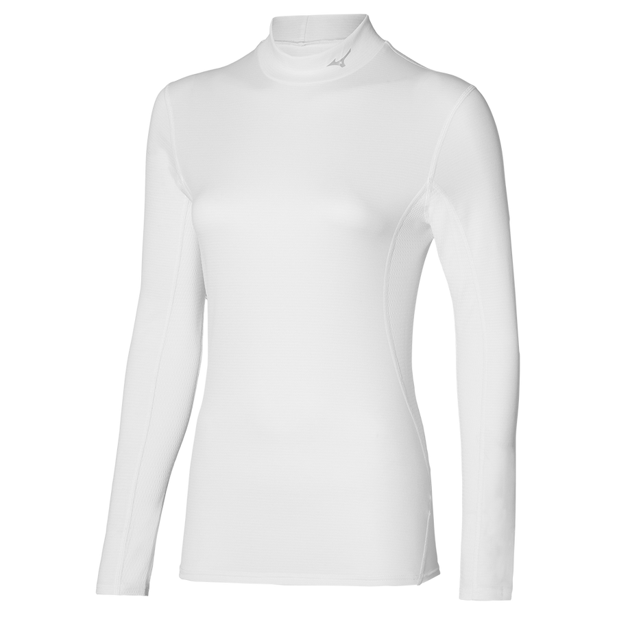Mizuno Mid Weight High Neck White