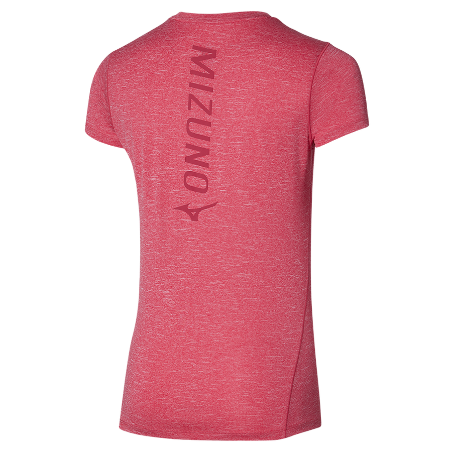 Mizuno Core graphic tee Rose Red