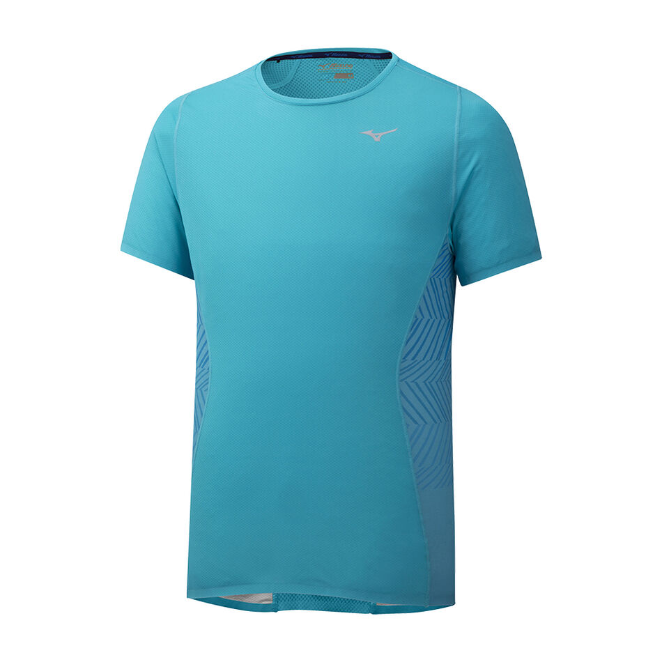 Mizuno Aero Tee Peacock Blue
