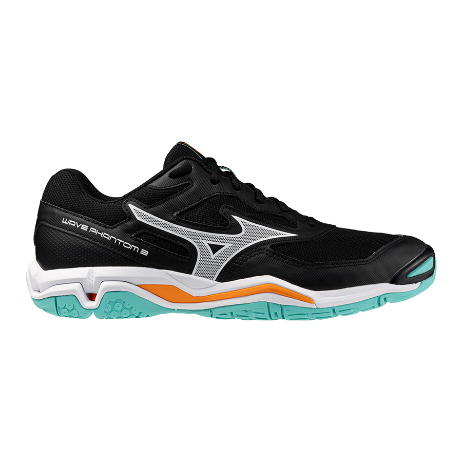 Mizuno WAVE PHANTOM 3 Black/Tangelo/Ice Green