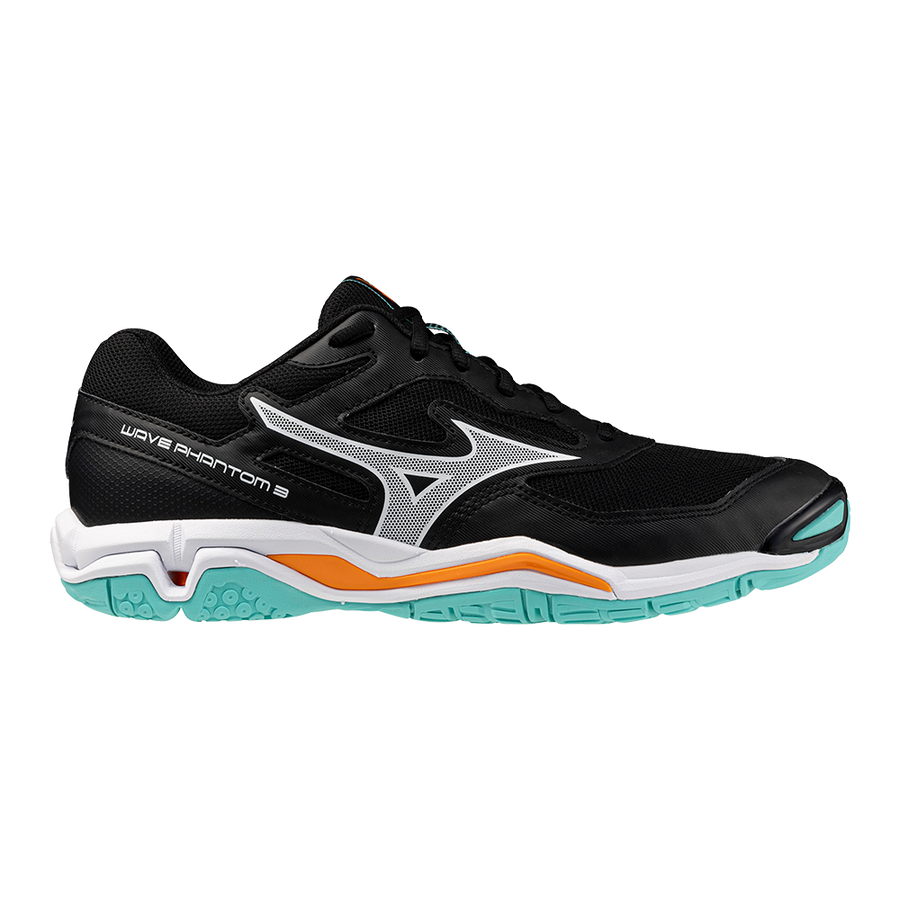 Mizuno WAVE PHANTOM 3 Black/Tangelo/Ice Green