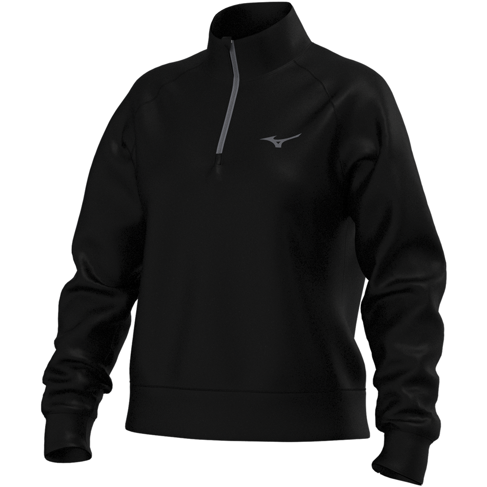 Mizuno Athleticwear 1/4 zip top Black