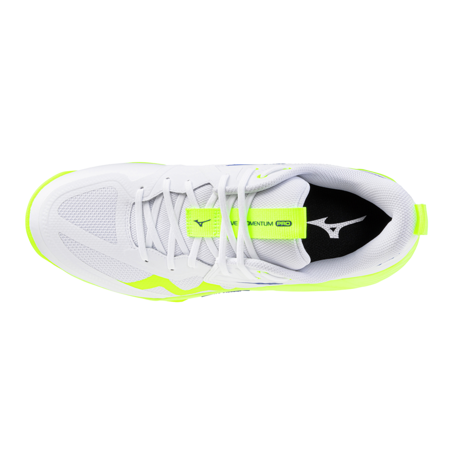 Mizuno WAVE MOMENTUM PRO White/Lightning Yellow/Dazzlin