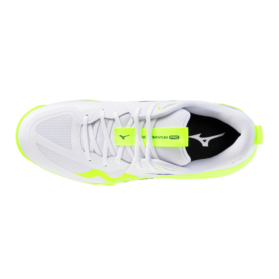 Mizuno WAVE MOMENTUM PRO White/Lightning Yellow/Dazzlin