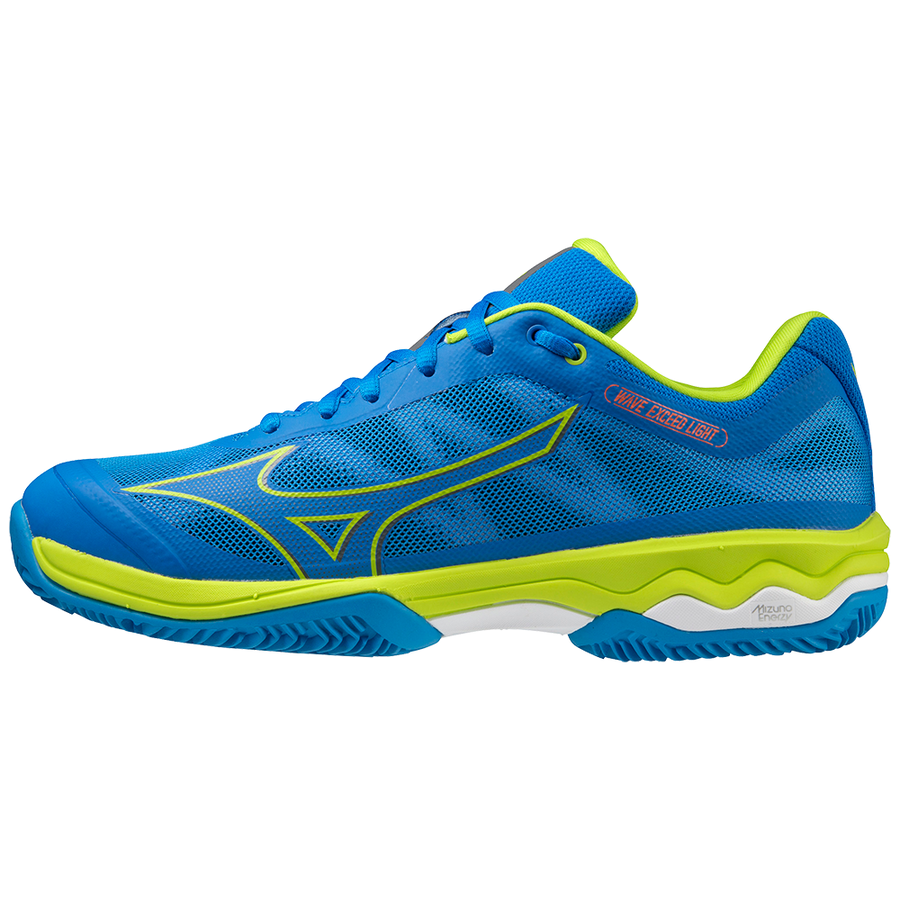 Mizuno Wave Exceed Light Padel Peace Blue/Acid Lime/White