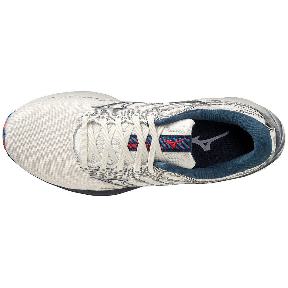 Mizuno Wave Rider 26 SnowWhite/Silver/IbizaBlue