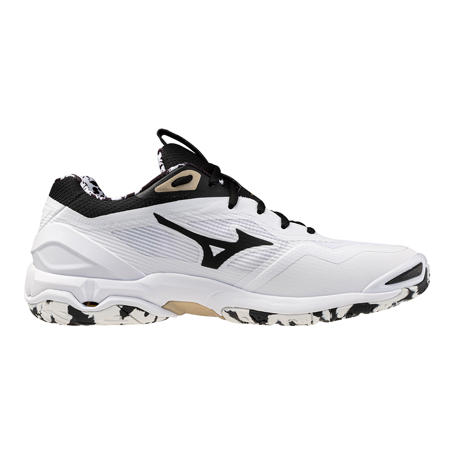 Mizuno WAVE STEALTH 6 White/Black/GE Gold
