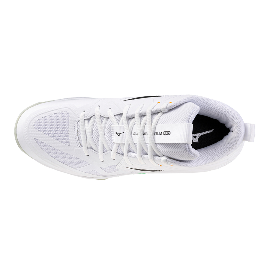 Mizuno WAVE MOMENTUM PRO MID White/Black/Frozen Emerald