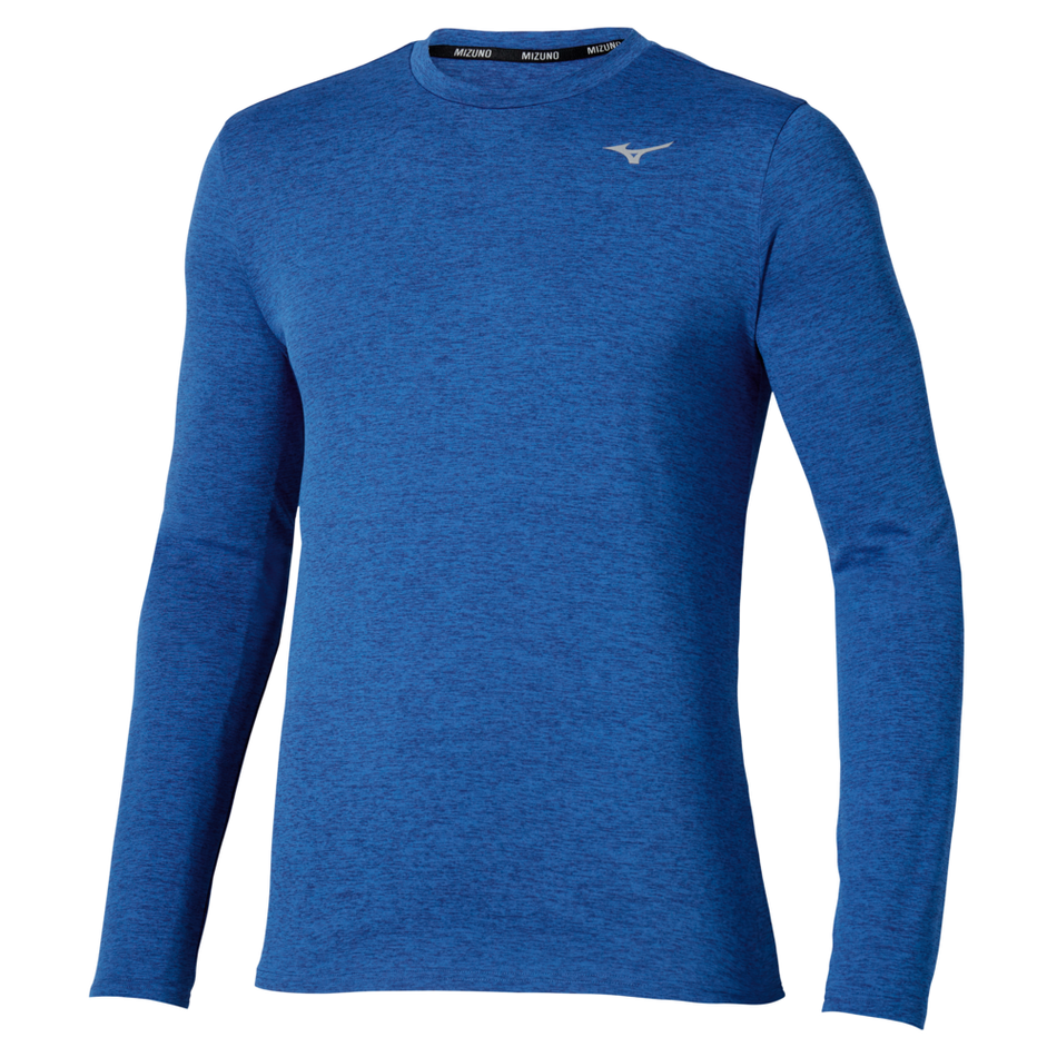 Mizuno Core Impulse Long Sleeve Tee Sodalite Blue