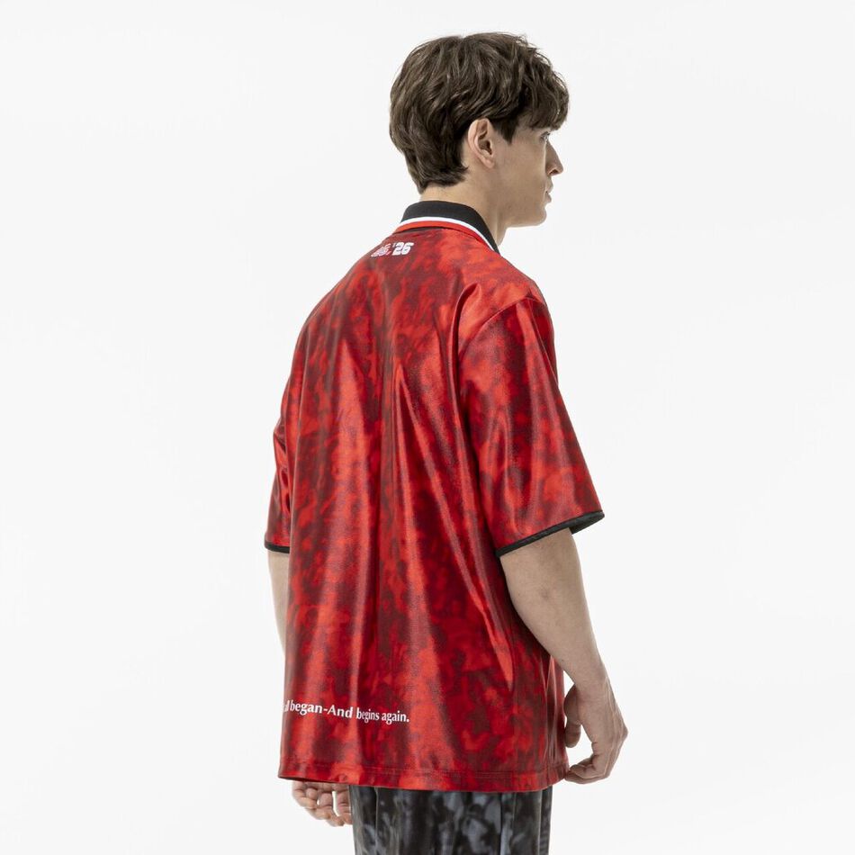 Mizuno MORELIA OFF RETRO TEE HALFSLEEVE Red