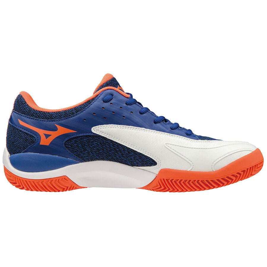 Mizuno WAVE FLASH CC White/RBlue/Nasturtium