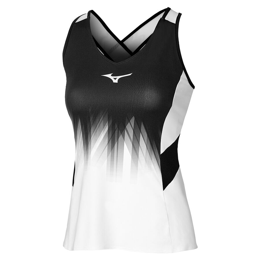 Mizuno Printed Tank White/Black