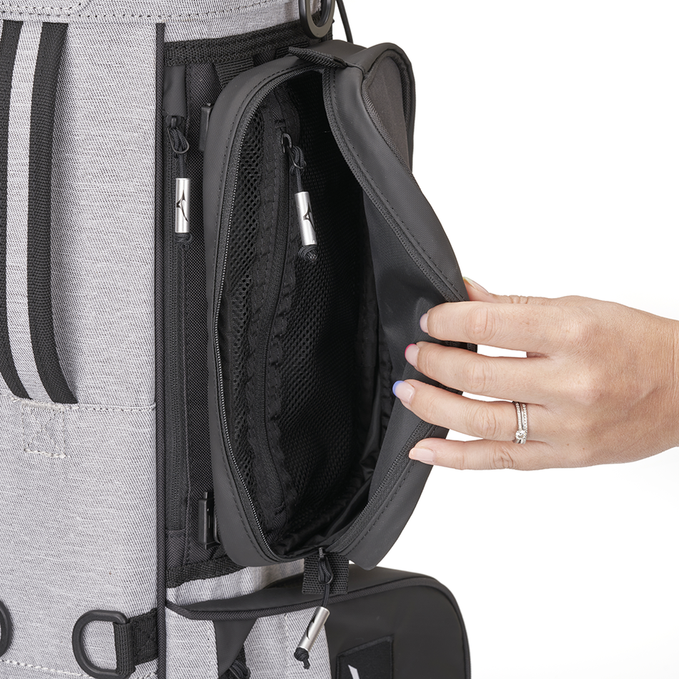 Mizuno BR-D2 CARRY BAG Heather Grey/Black