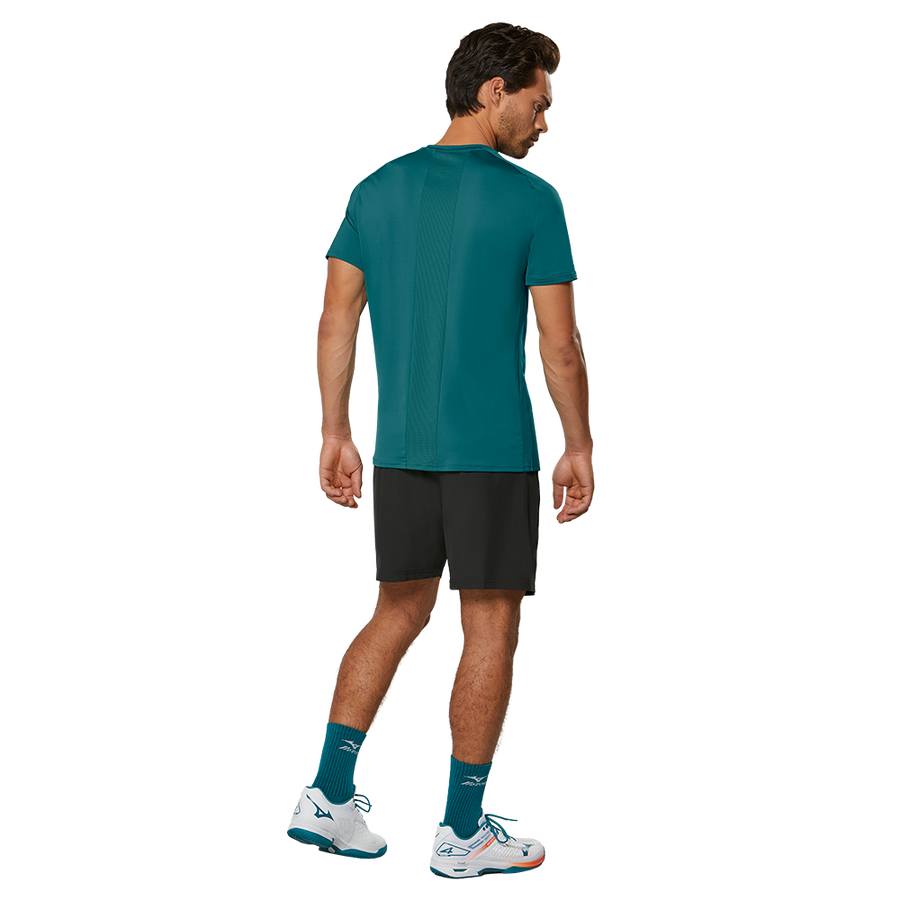 Mizuno Shadow Graphic Tee Harbor Blue