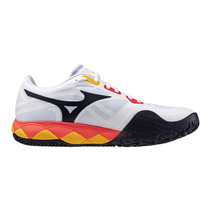 Mizuno WAVE ENFORCE TOUR 2 CC White/Baritone Blue/Fiery Coral 2