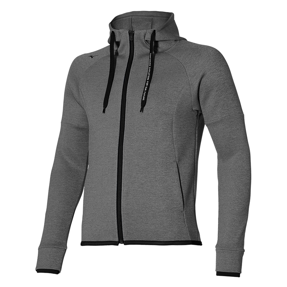 Mizuno RB Sweat jacket Gray Melange