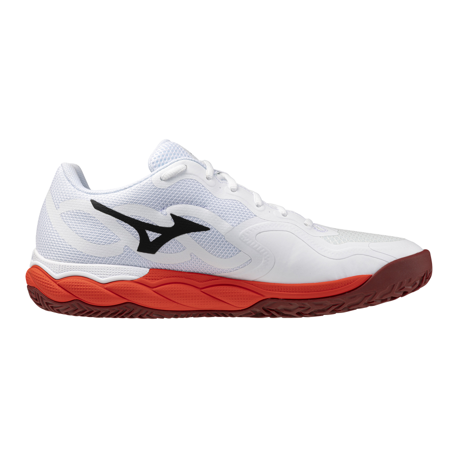 Mizuno WAVE ENFORCE COURT CC Fiery Red/White/Sun-Dried Toma