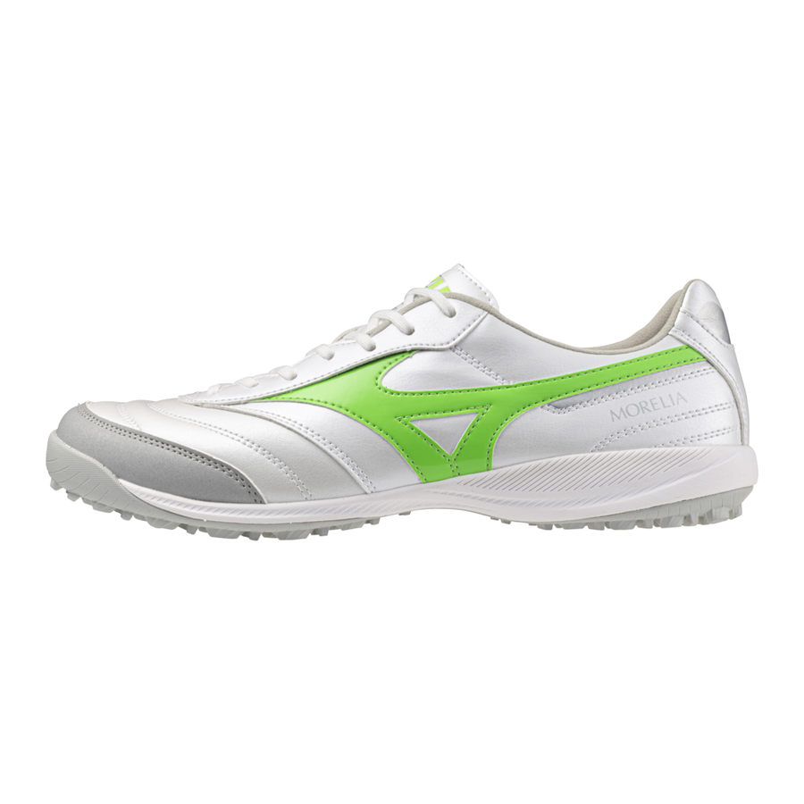 Mizuno MORELIA SALA PRO TF White/neon green/galaxy silver