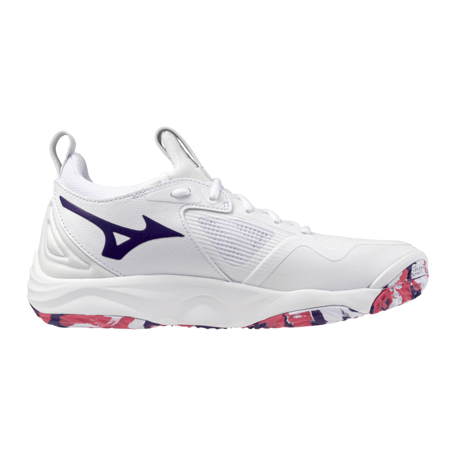 Mizuno WAVE MOMENTUM 3 White/VioletIndigo/CamelliaRos