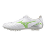 Mizuno MORELIA NEO IV PRO AG White/neon green/cool gray 3c