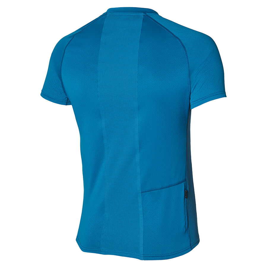 Mizuno ER Trail HZ Tee Mykonos Blue