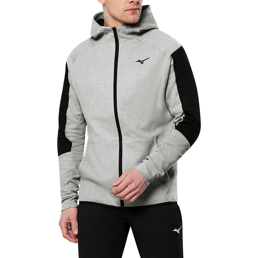 Mizuno Athletics RB Sweat Jacket Gray heather