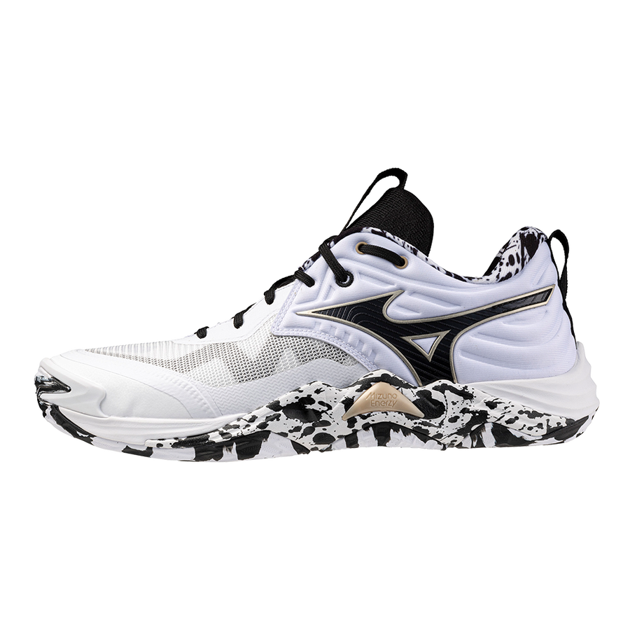 Mizuno WAVE MOMENTUM ELITE White/Black/GE Gold