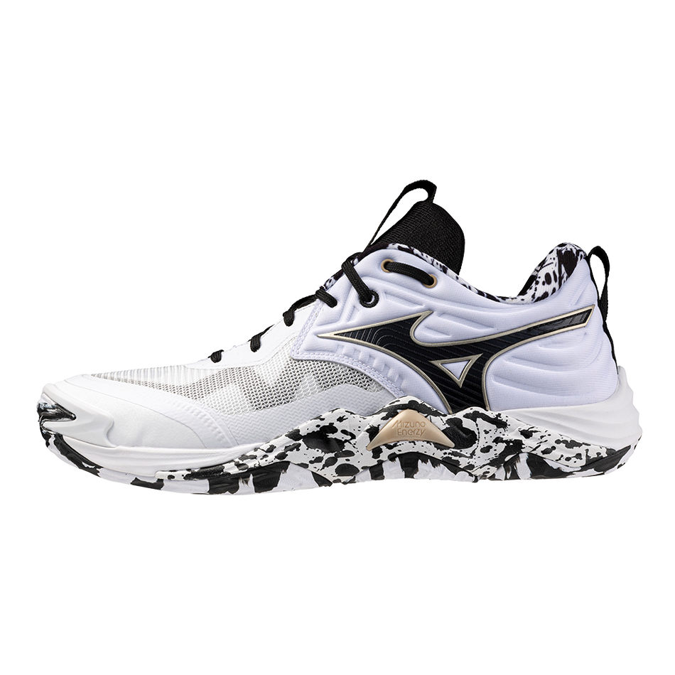 Mizuno WAVE MOMENTUM ELITE White/Black/GE Gold