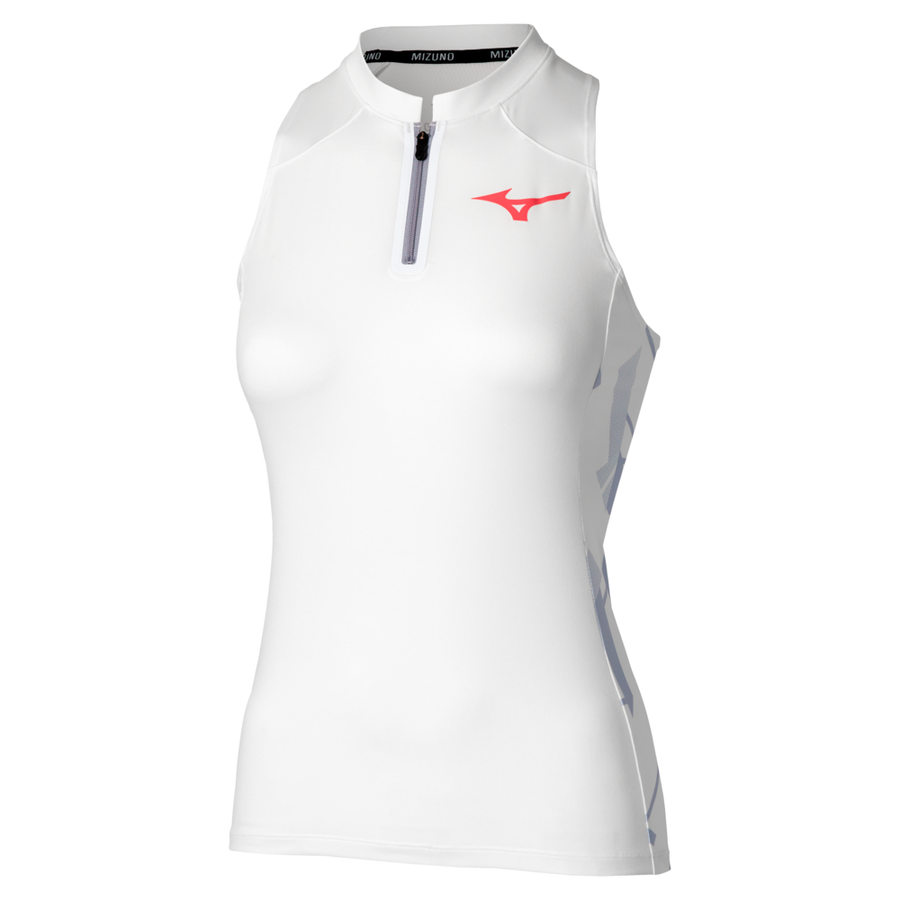 Mizuno Daybreakers Printed Tank  White / Icelandic Blue