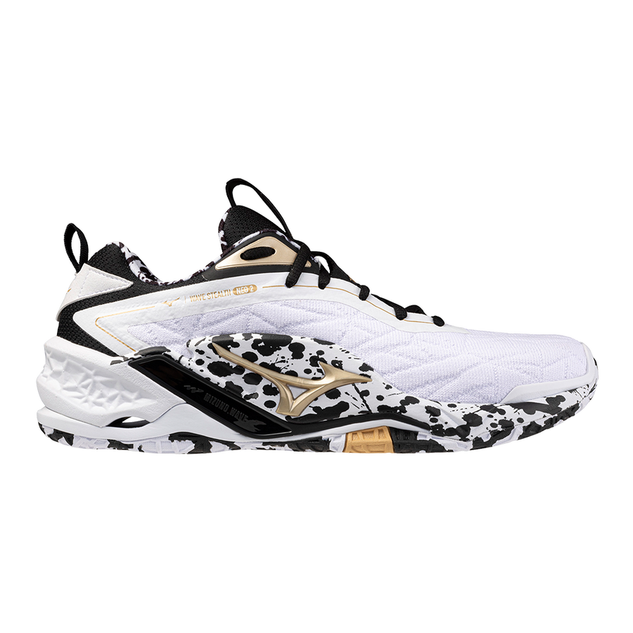 Mizuno WAVE STEALTH NEO 2 White/Black/GE Gold