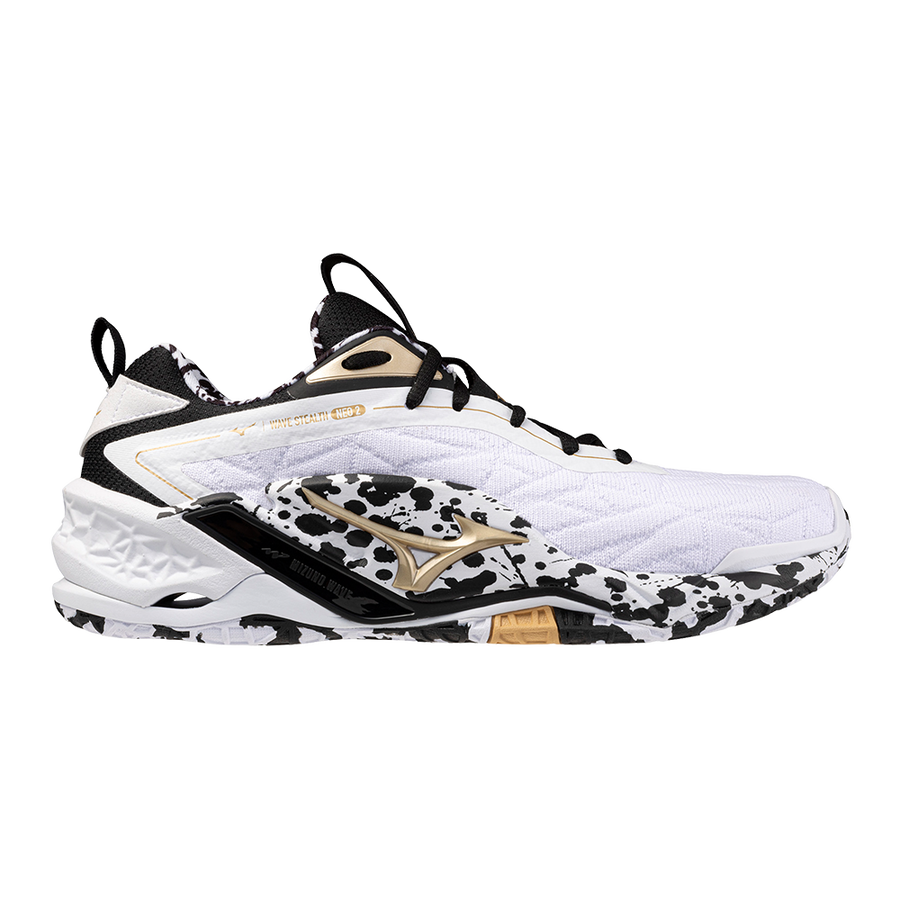 Mizuno WAVE STEALTH NEO 2 White/Black/GE Gold