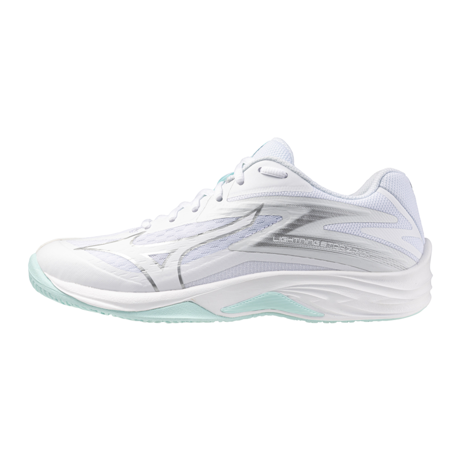 Mizuno LIGHTNING STAR Z7 Jr White/Blue Tint