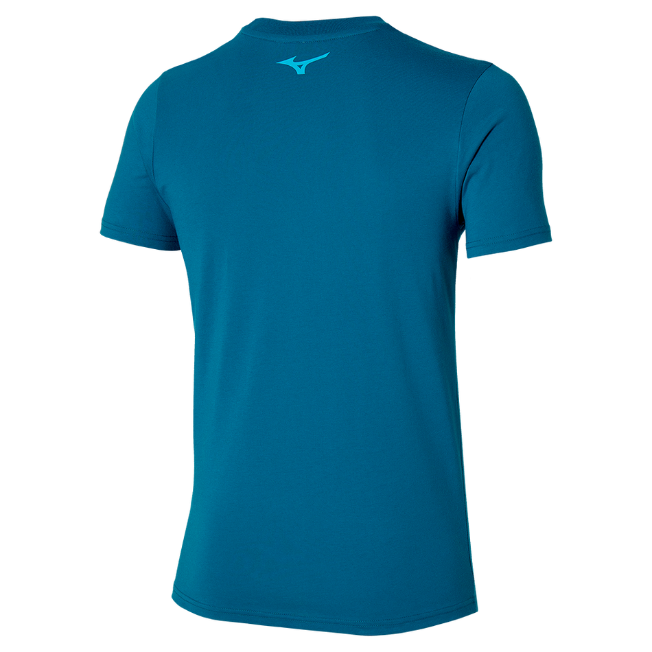 Mizuno Athletics Graphic Tee Moroccan Blue