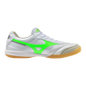 Mizuno MORELIA SALA ELITE IN White/neon green/galaxy silver