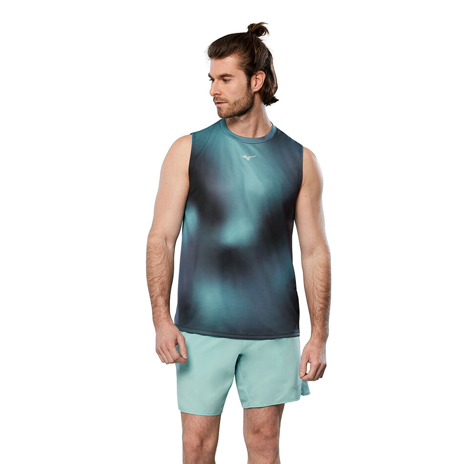 Mizuno Core Graphic Sleeveless Aquifer